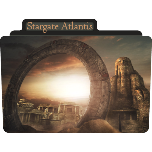Stargate Atlantis Icon Tv Movie Folder Iconset Aaron Sinuhe