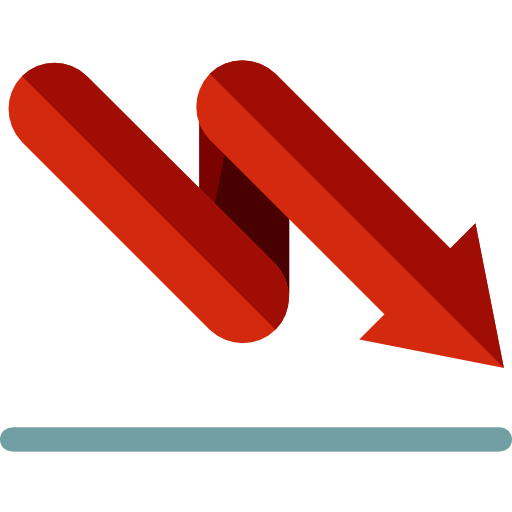 Stats, Diagram, Loss Icon