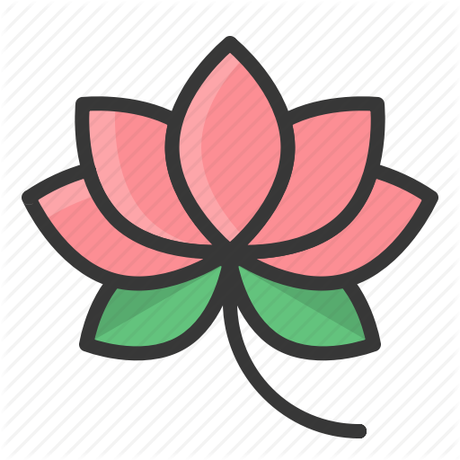 Chinese, Flower, Lotus, New Year Icon