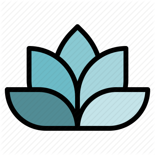 Flower, Lotus, Spa Icon