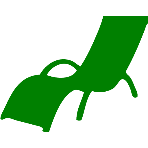 Green Lounge Chair Icon