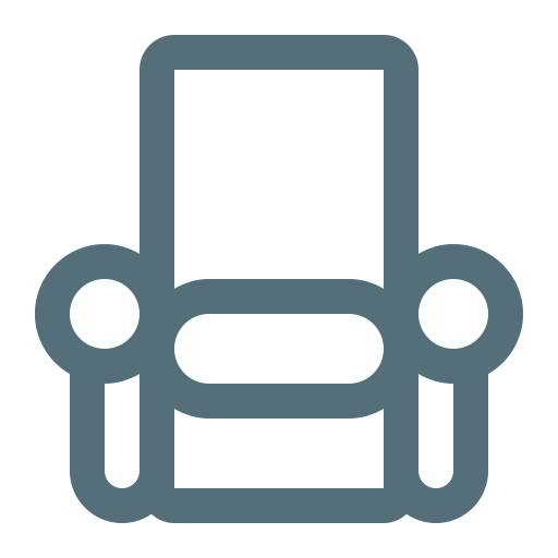 Lounge, Chair, Couch, Furniture, Armchair, Seat, Interior Icon