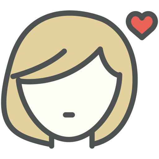Girl, In, Love Icon Free Of Flat Line Valentine Icons