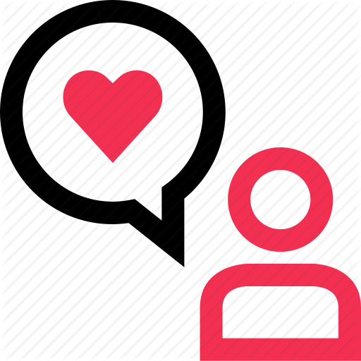 Bubble, Heart, Love, Messaging, Sms, Speak, Text Icon