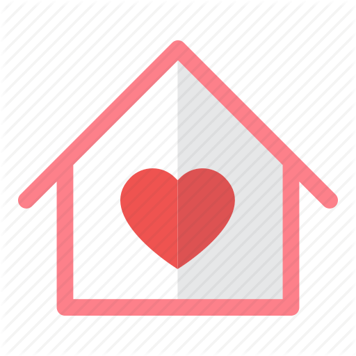 Heart, Home, House, Love Icon
