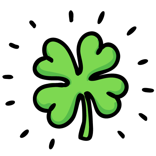 Clover Shine Icon Lucky Leprechaun Iconset