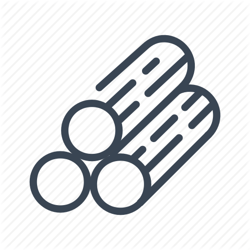 Logs, Lumber, Timber, Wood Icon