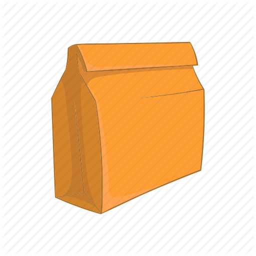 Bag, Cartoon, Container, Food, Lunch, Lunchbox, School Icon