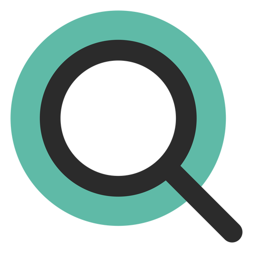 Magnifying Glass Colored Stroke Icon