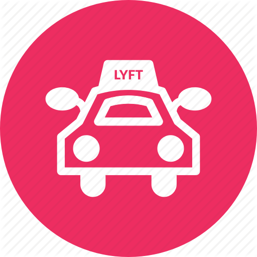 Car, Lyft, Ride, Rider, Taxi, Vehicule Icon