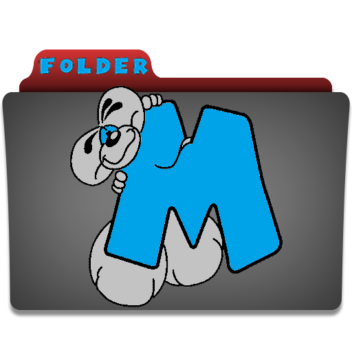 Folder Icon Diddl Leter M Icon