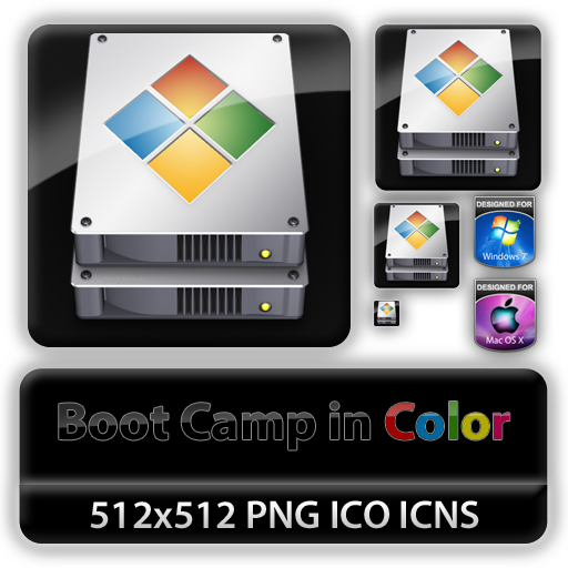 Boot Camp Icon With Color