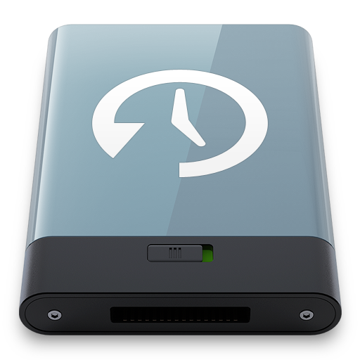 Graphite Time Machine W Icon