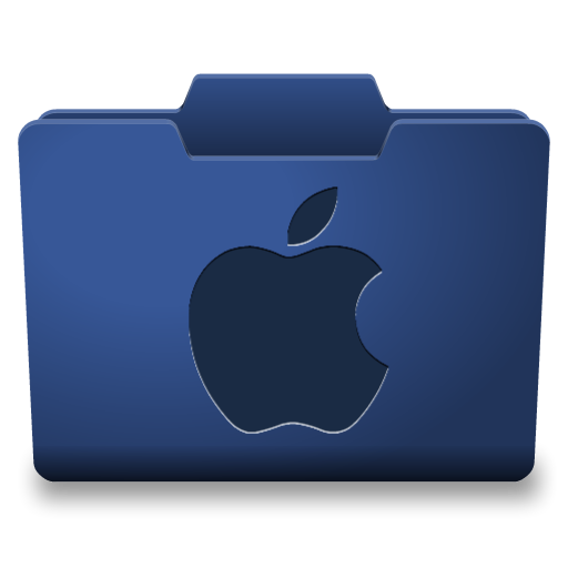 Blue Mac Icon