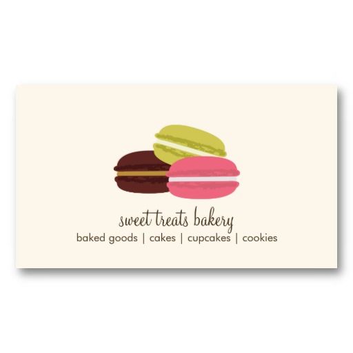 French Macarons Business Card Business Cards