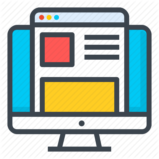 Design, Desktop, Develop, Macbook, Responsive, Website, Work Icon