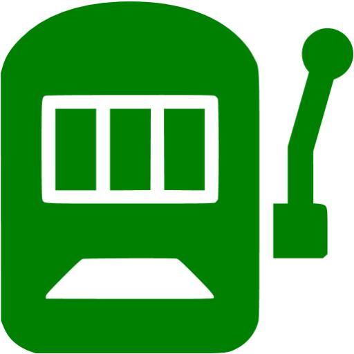 Green Slot Machine Icon