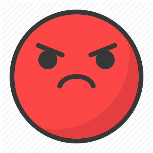 Angry, Emoji, Emoticon, Mad Icon
