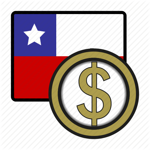 America, Chile, Coin, Currency, Exchange, Peso, World Icon