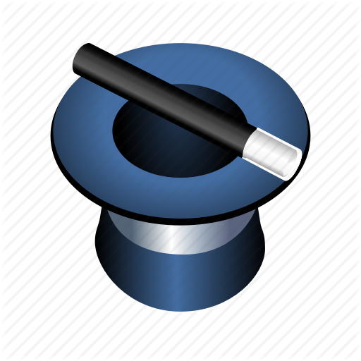 Hat, Mage, Magic, Spell, Wand, Wizard Icon
