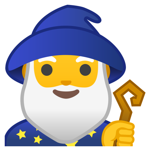 Man Mage Icon Noto Emoji People Stories Iconset Google