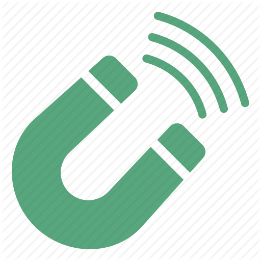 Attracting Customers, Attraction, Magnet Icon