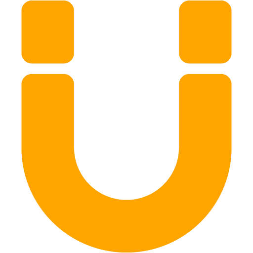 Orange Magnet Icon