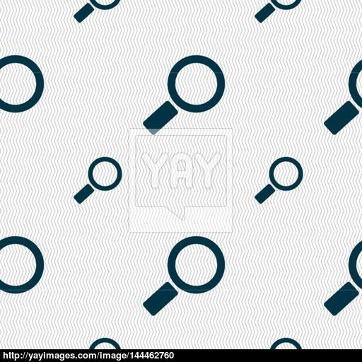 Magnifier Glass Sign Icon Zoom Tool Button Navigation Search