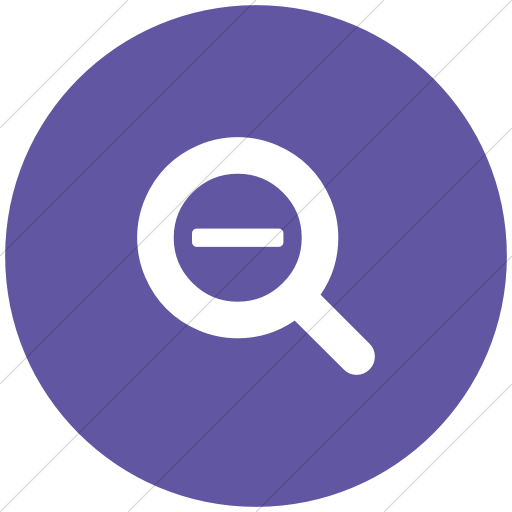 Flat Circle White On Purple Bootstrap Font Awesome