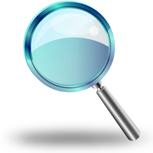 Download Crystal Style Magnifying Glass Png Image