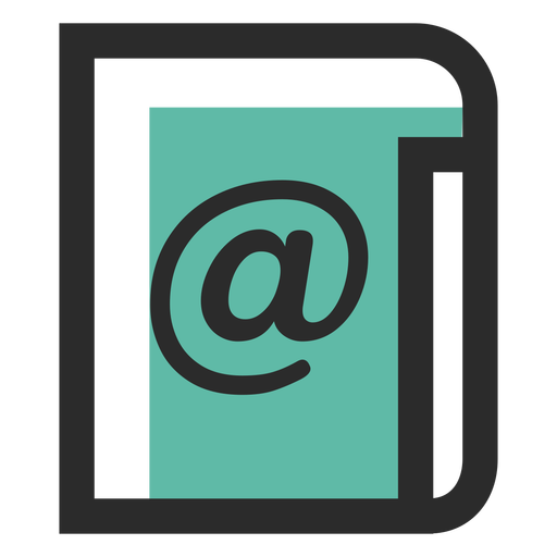 Mailing List Colored Stroke Icon