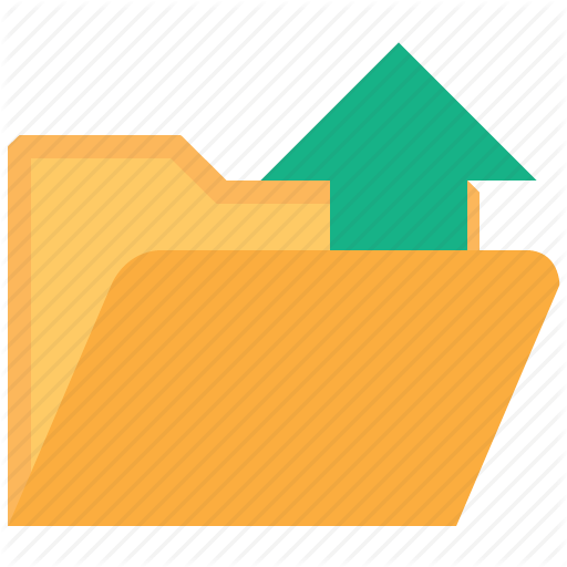 Folder, Level Up, Open, Open File, Open Folder, Up Level, Uploads Icon