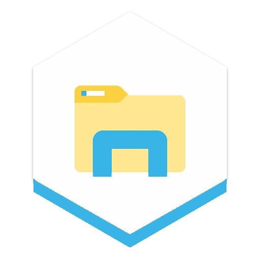 Minimalistic Explorer Honeycomb Icon Rainmeter