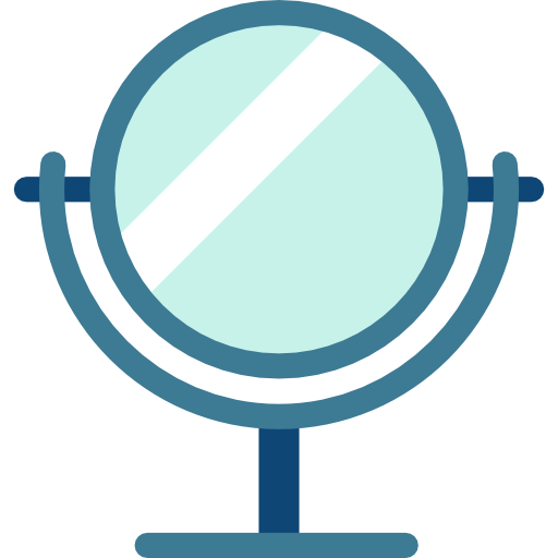 Beauty, Mirror, Makeup Icon