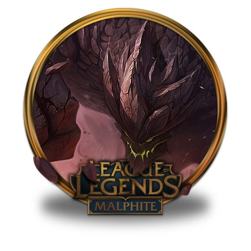 Malphite Icon Free Of League Of Legends Gold Border Icons