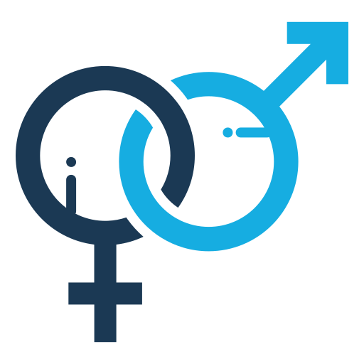 Male, Female, Symbol Icon Free Of Medical Flat Color