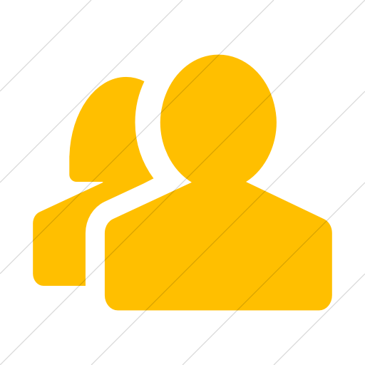 Simple Yellow Foundation Torsos Male Female Icon