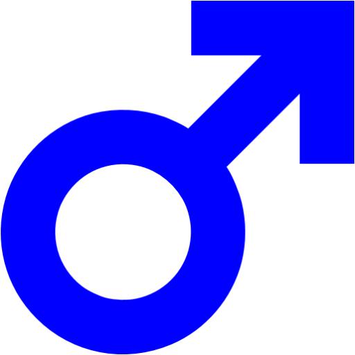 Blue Male Icon