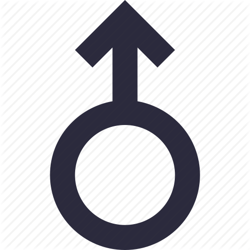 Gender Symbol, Male, Male Gender, Man, Sex Symbol Icon