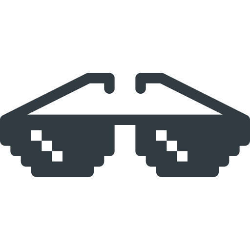 Deal, Geek, Glasses, It, Mame, Pixel Glasses, With Icon