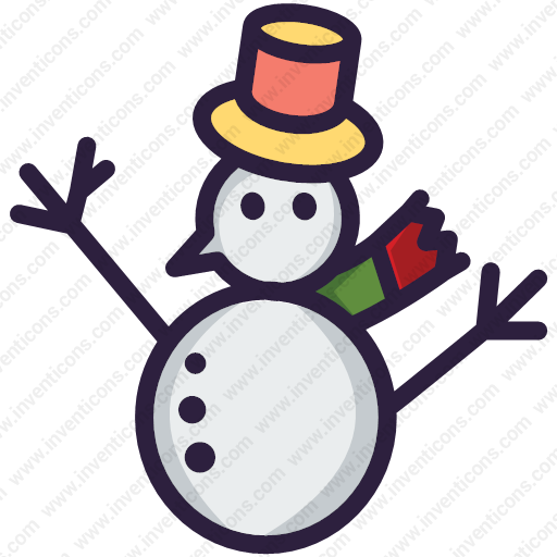 Download Snow Man,christmas,snow Man Icon Inventicons