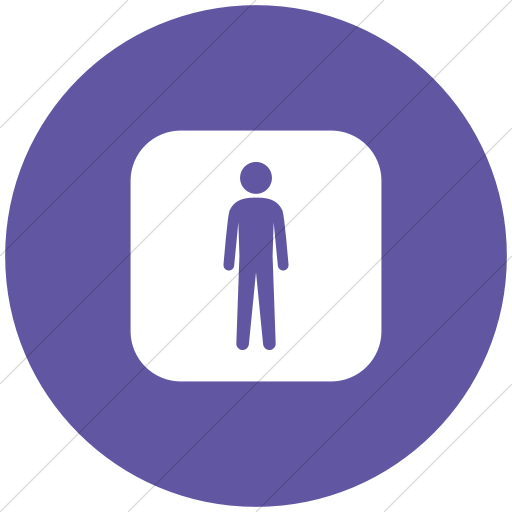 Flat Circle White On Purple Ocha Humanitarians Inverse