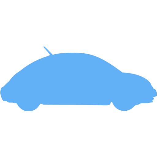 Tropical Blue Car Icon