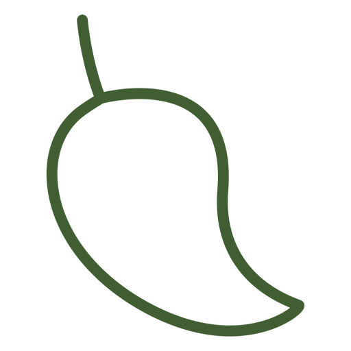 Flat Mango Fruit Icon