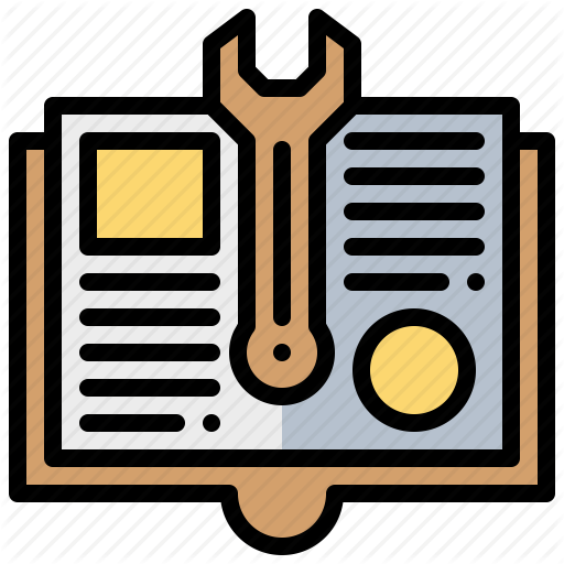 Book, Car, Manual, Repair, Service, Tool Icon