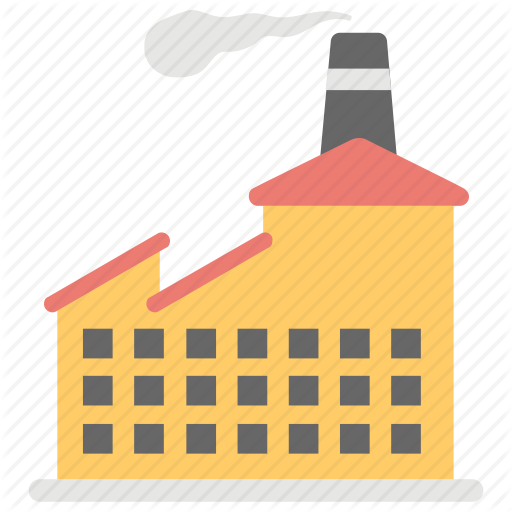 Factory, Industry, Manufacturing Plant, Mill, Plant Icon