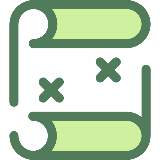 Orientation, Treasure Map, Direction Icon