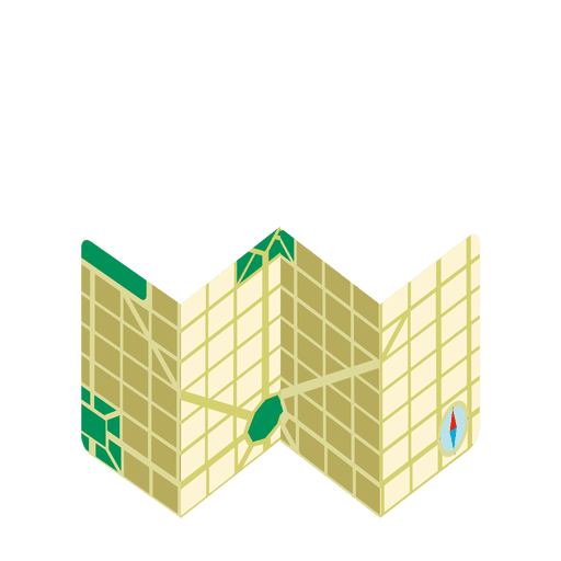 Travel Map Icon