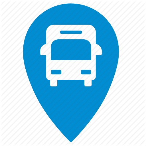 Bus, Geo, Location, Map, Point, Traffic, Transport Icon