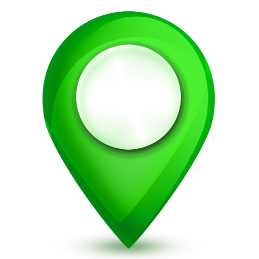 Map Icon Green Healthy Life
